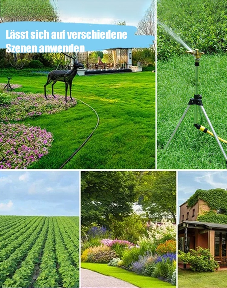 Wassersparender Garten-Sprinkler