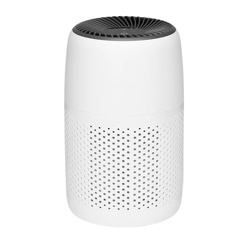 Luftreiniger Allergiker mit Aromatherapie,  Luftfilter gegen Schimmel, Staub und Tierhaare bis zu 0,3 μm für Schlafzimmer, 7 Watt Energiesparend, 3 Geschwindigkeiten, Wei?