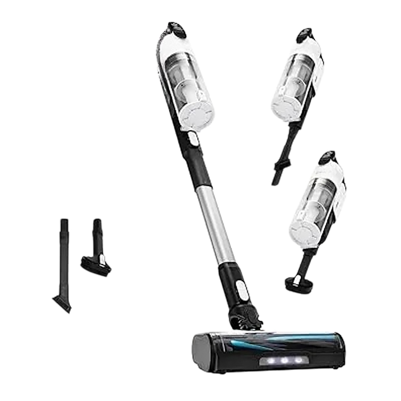 Akku Staubsauger mit Tierhaardüse, Anti Haar Wrap, 4-in-1 Kabelloser A