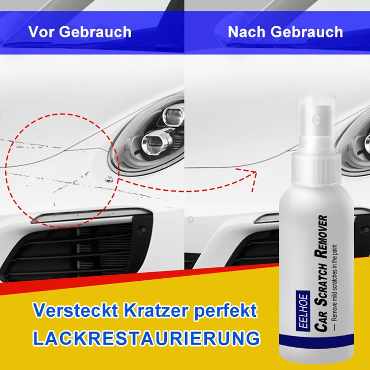 TÜV-geprüftes Nano-Kratz-Reparaturspray, geeignet für 99% der Autokratzer (Kaufen Sie eins, bekommen Sie eins gratis)
