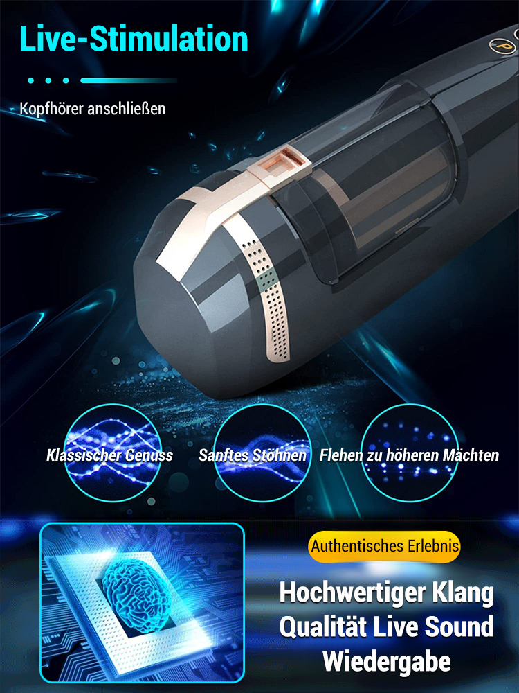 【Doppelte Stimulation】Vollautomatische Vibration, realistische Sprachinteraktion – jungfräuliches Gefühl, 50 % Rabatt für neues Erlebnis