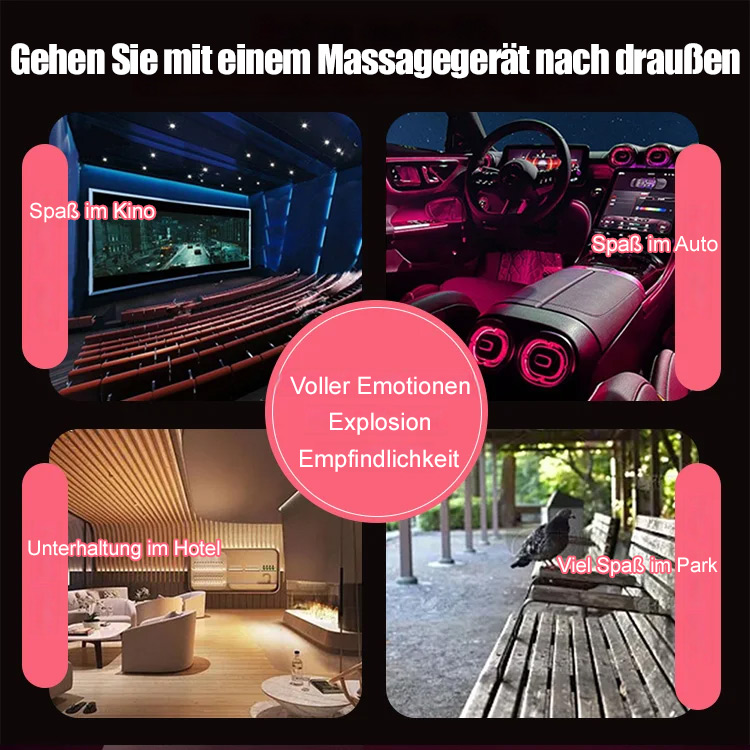 【Zuverlässiger als der Ehemann】 Vollautomatische Vibration, mehrstufige Einstellung, trifft direkt Ihren Komfortpunkt