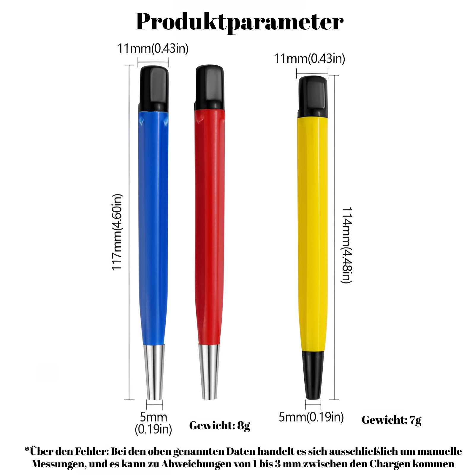 Uhrenreparatur-Fleckenentfernungsstift, Uhrenschmuck-Reinigungsstift, Kupferdraht, Stahldraht, Nylon