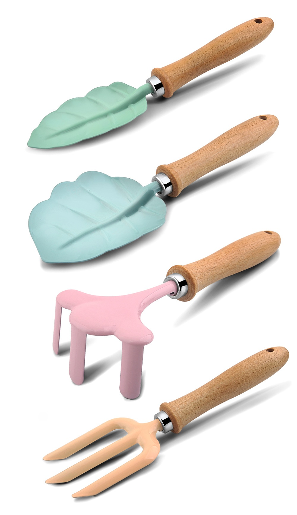 Kinder-Garten-Pflanzwerkzeug-Set, Graben, Schlammschaufel, Drehen, Bodenharke, Pflanzen von Blumen, 