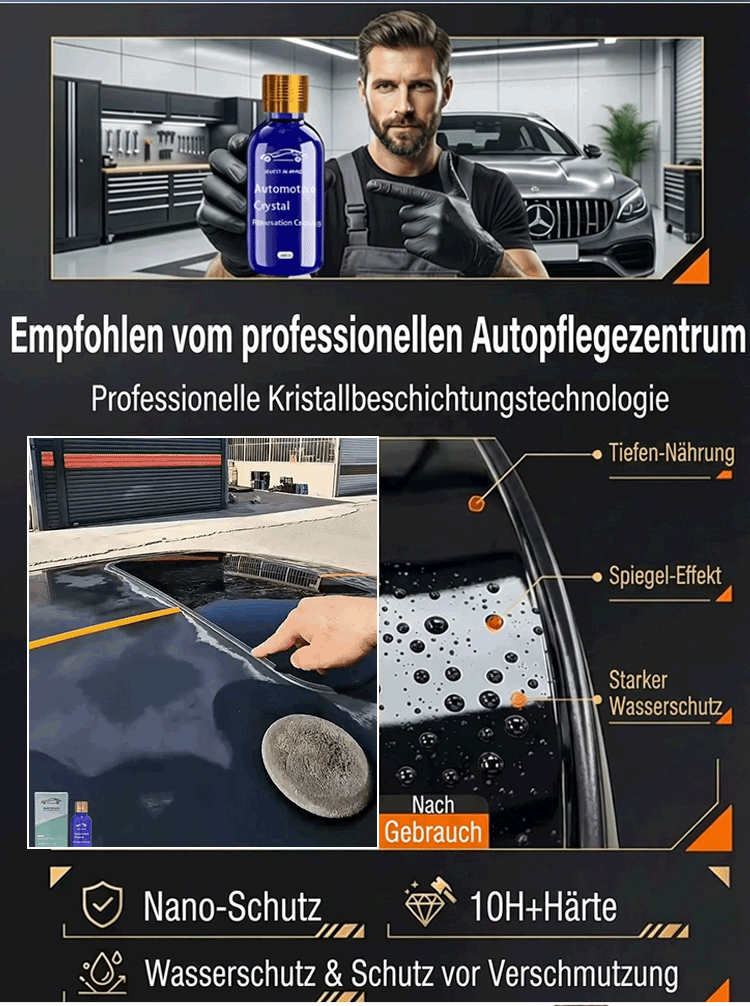 Nano-Beschichtungsmittel für das gesamte Fahrzeug (Entwickelt in Deutschland) ❤ Ein 10 Jahre altes Auto wird sofort erneuert, und Sie können die komplette Erneuerung selbst in einer Minute durchführen.