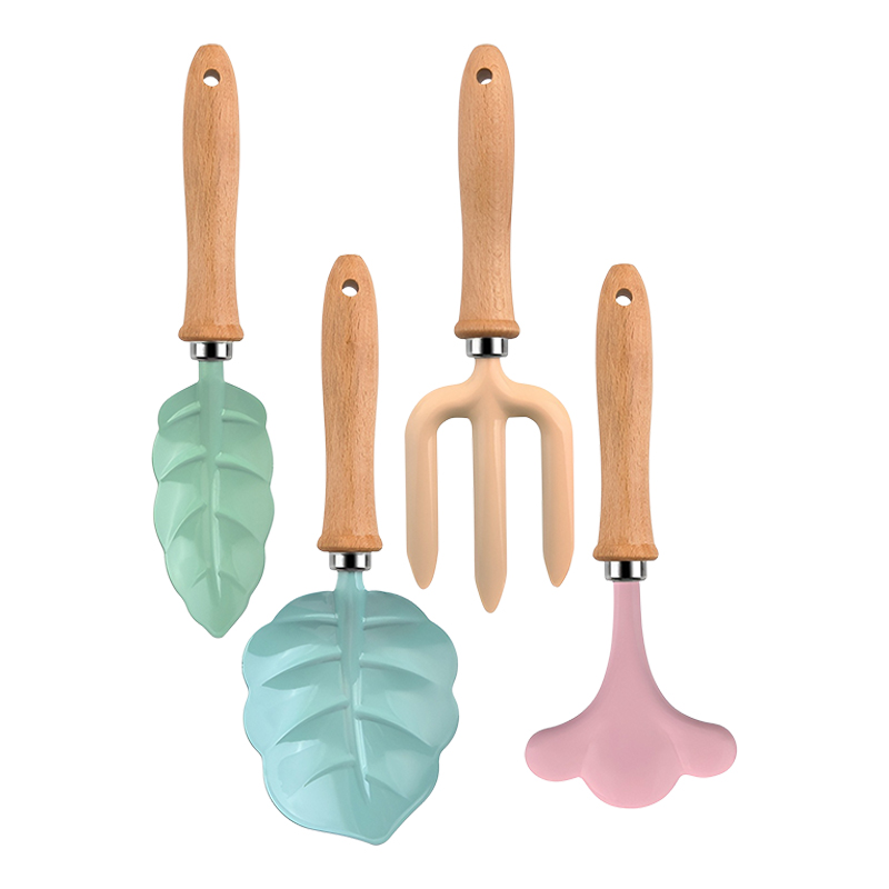 Kinder-Garten-Pflanzwerkzeug-Set, Graben, Schlammschaufel, Drehen, Bodenharke, Pflanzen von Blumen, 