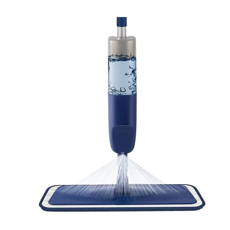 Bodenwischer mit Sprühfunktion，360 Grad Rotierender Sprühwischer mit 3 Waschbaren Mikrofaser Pads，500ML Wassertank，1*Mop-Halter，Wischmopp für Schnelle Reinigung Hartholz, Marmor, Laminat, Fliesen