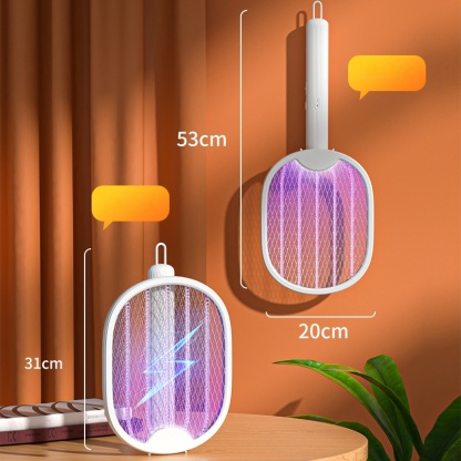 Portable USB Lithium Battery Mosquito Zapper Rechargeable Outdoor Mosquito Swatter  Light