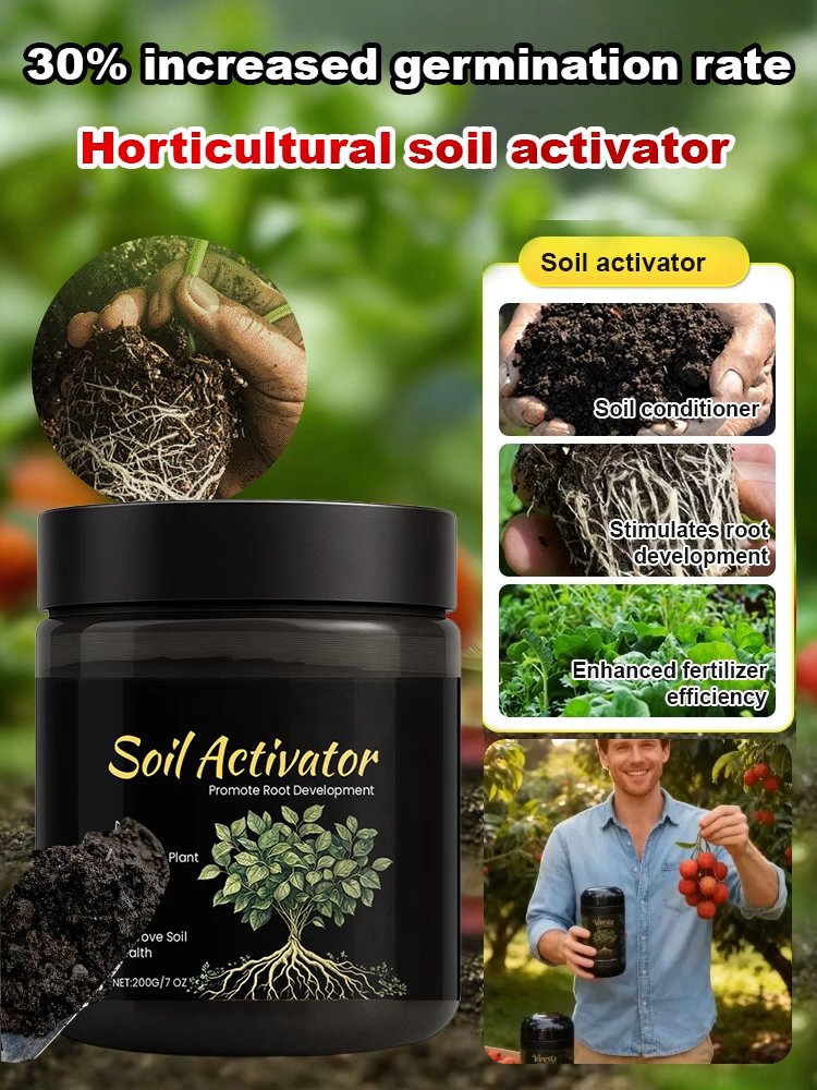 [30% Increase in Germination Rate] Newly Upgraded Home Gardening Soil Agent