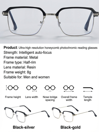 💰 50% OFF! 2 Packs = $42 | Auto-Focus Anti-Blue Light Glasses