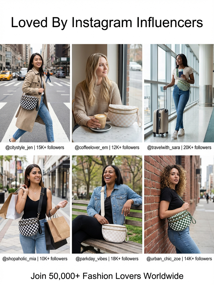 🌟 Influencer-Loved Shell Bag | 3-Way Wear + Waterproof