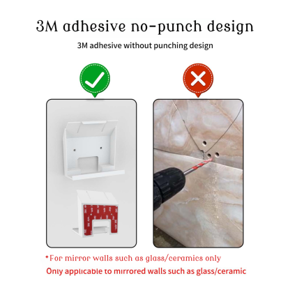 NoPunch Plastic Wall Bracket Router Triple Router Bracket