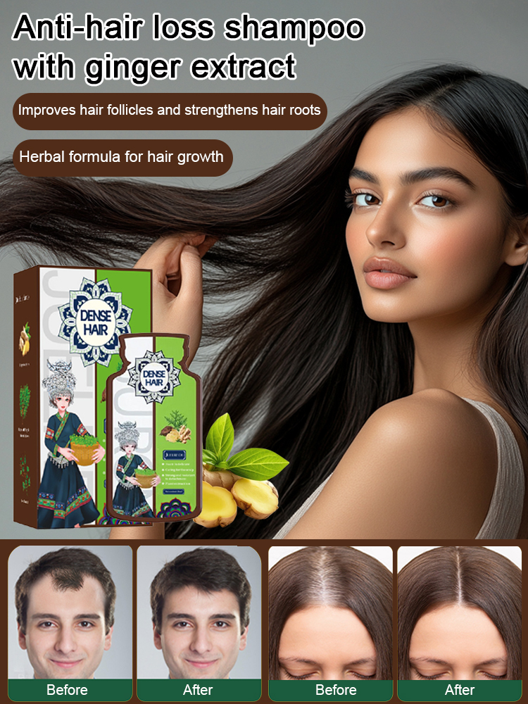 Ginger Herbal Anti-Hair Loss Hair Growth Shampoo Bar