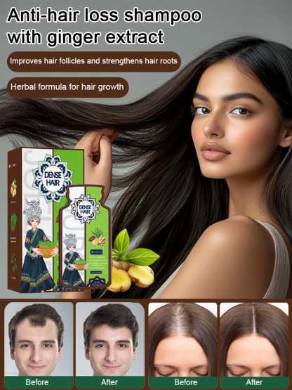 Ginger Herbal Anti-Hair Loss Hair Growth Shampoo Bar