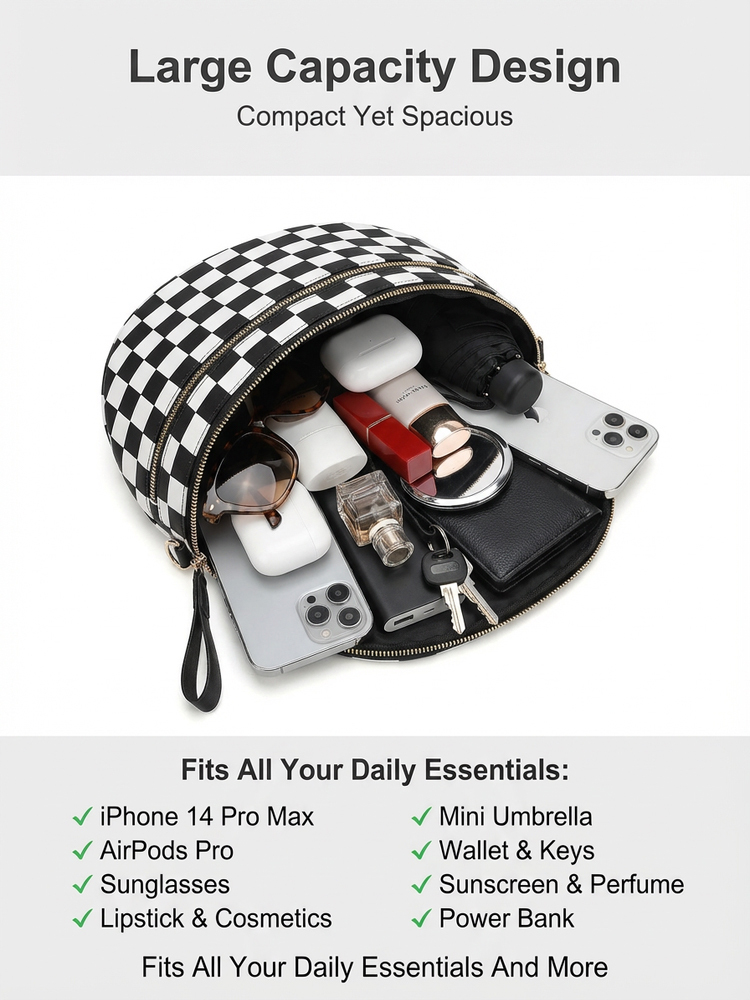 🌟 Influencer-Loved Shell Bag | 3-Way Wear + Waterproof