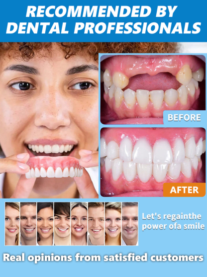 【FDA + BDA Dual Certification】Self-Molding Denture Kit