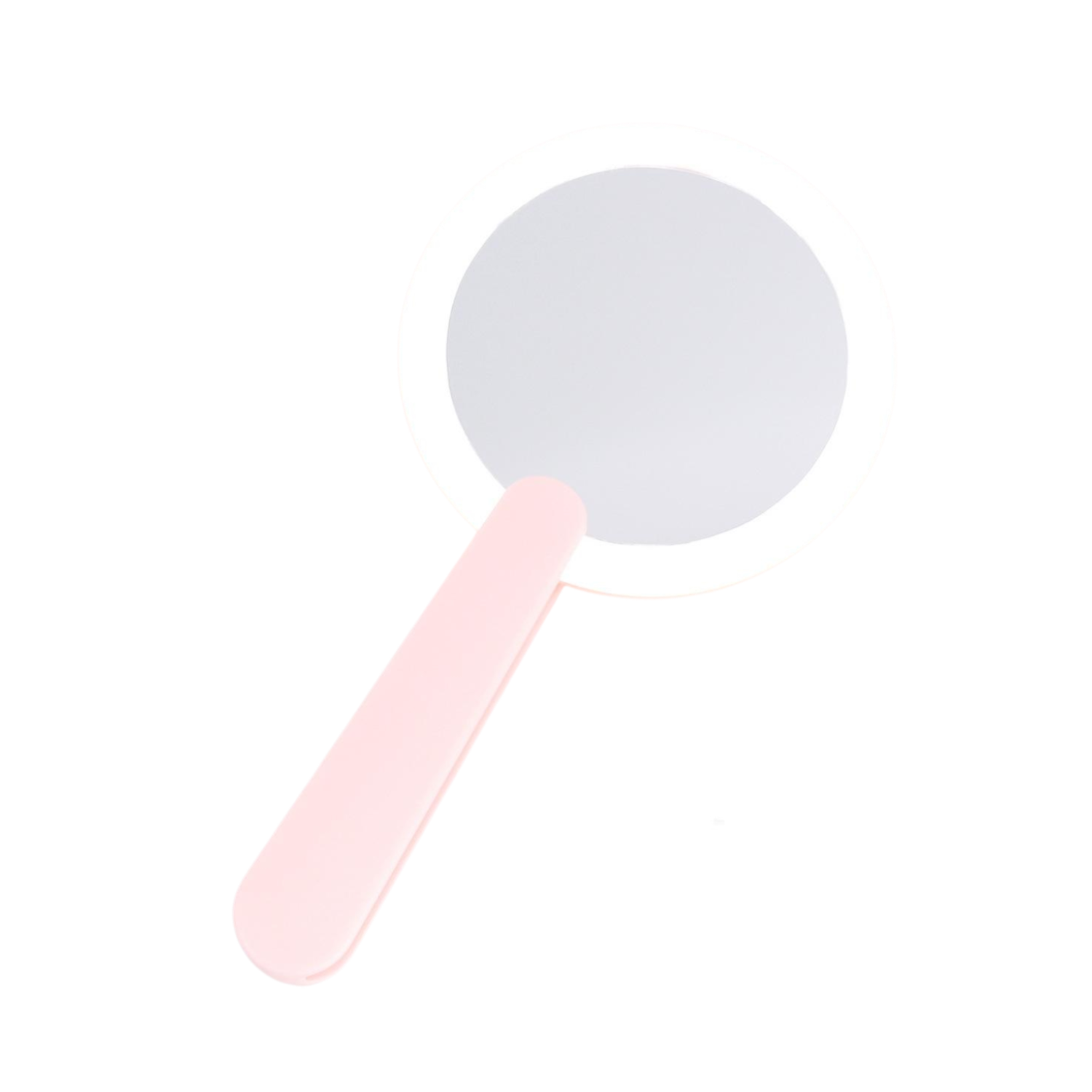 Handheld Lighted Mirror, Rechargeable Hand Mirror, Portable Makeup Lighted Mirror With Swivel Handle