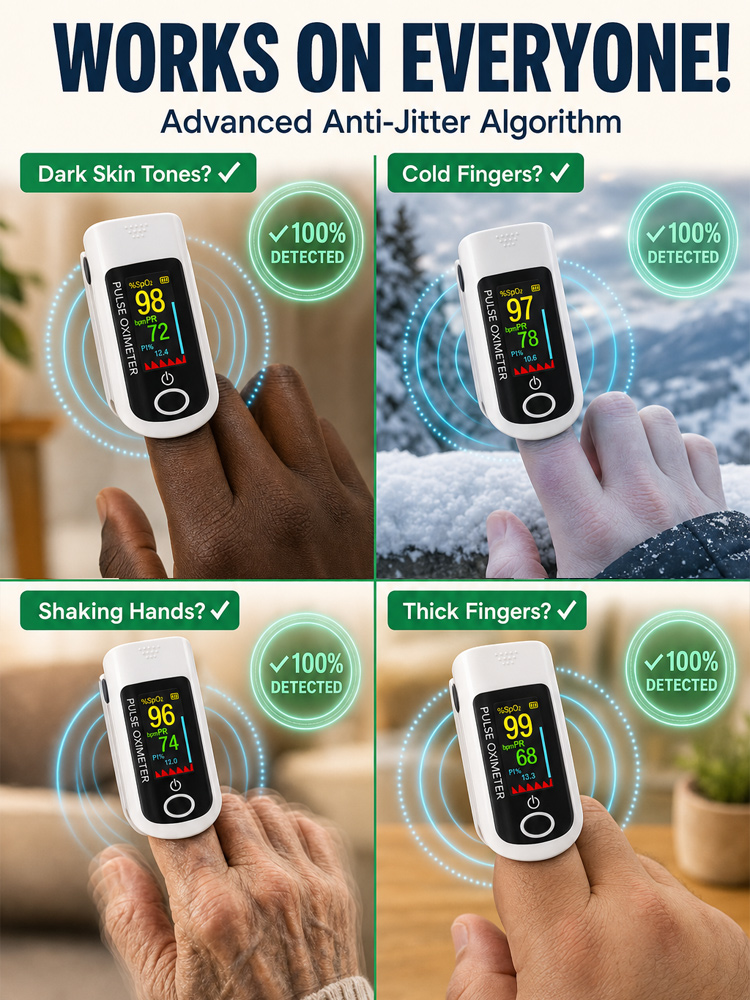 Say Goodbye to Painful Finger Pricks! Non-Invasive Optical Infrared Tech, Accurately Measures 5 Vital Signs in 5 Seconds!