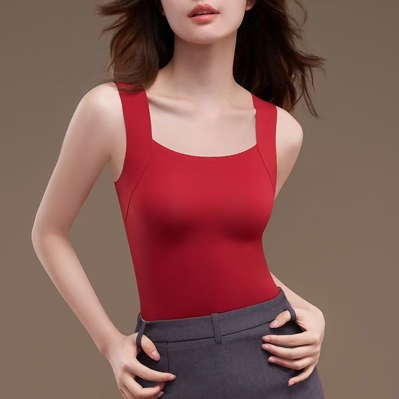 Pressure-Free Square Neck Bra Vest, Comfortable and Free