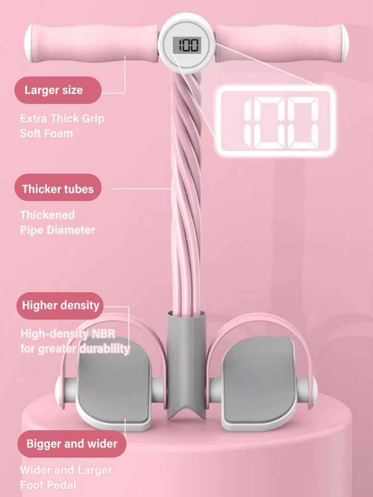 AI Smart Stirrup Puller - Intelligent Voice Counting 6-Tube HomeGym - Get a supermodel figure in 7 days-50% OFF Today