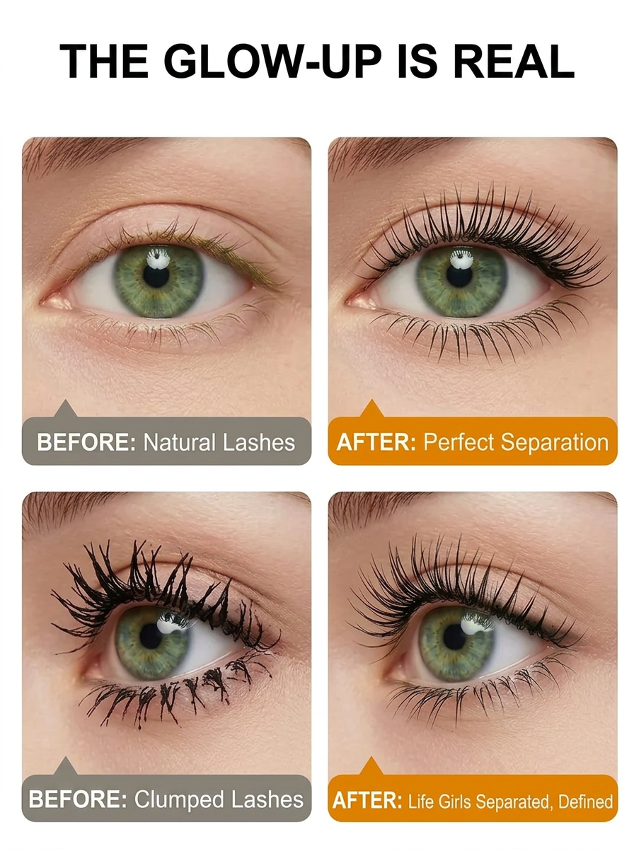 Flash Sale 50% OFF + BOGO Free! Not Just a Mascara but a Growth Serum—Get Naturally Longer Lashes in 30 Days