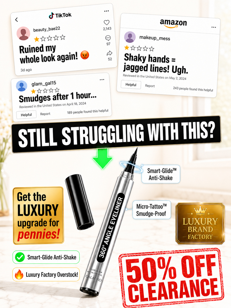The Secret Behind Hollywood A-Listers' Eyes! Allure-Nominated Anti-Shake Eyeliner, Draw the Perfect Cat-Eye in One Stroke!