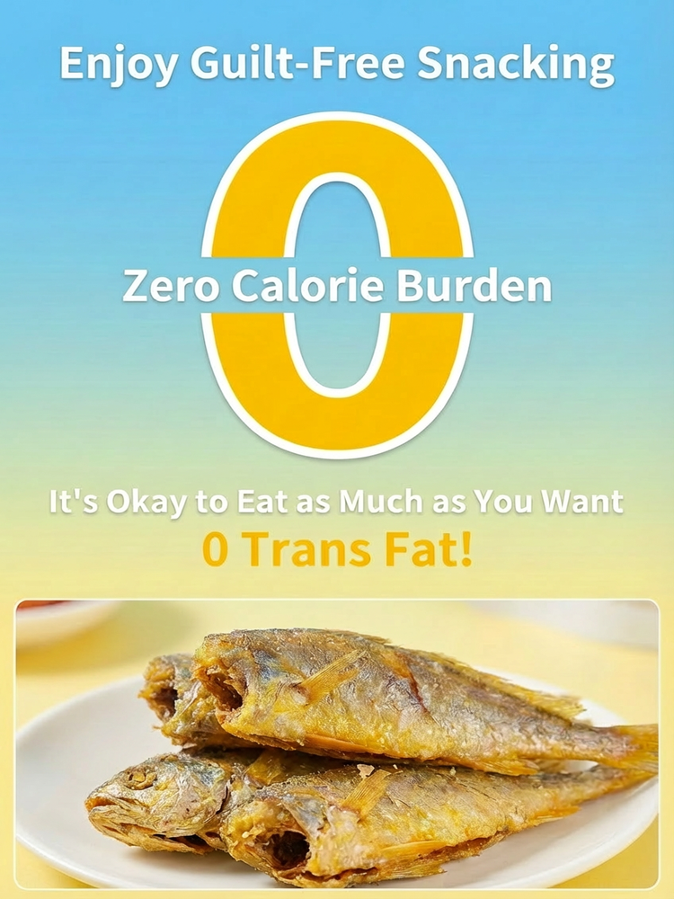 🐟 Wild Alaskan Crispy Yellow Croaker | High Protein + Omega-3 | 0 Trans Fat