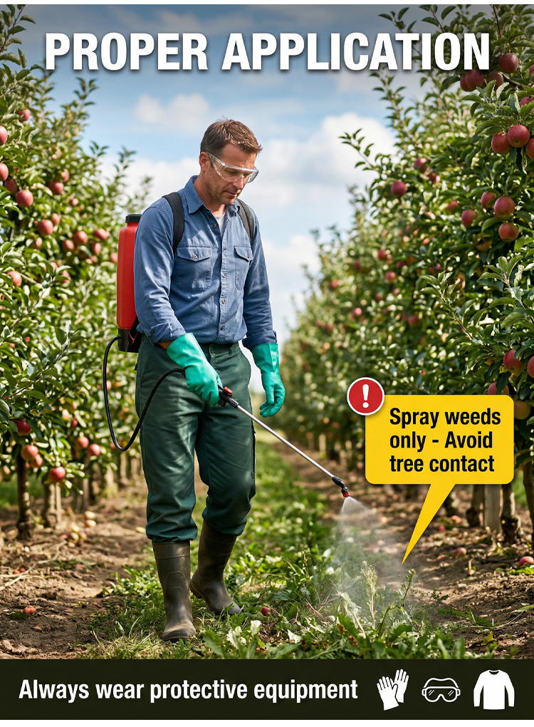 Glufosinate Orchard Herbicide【99% weed control rate】