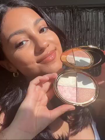 Zephoco Portable Eye & Cheek Highlight Palette - All-in-One Natural Look