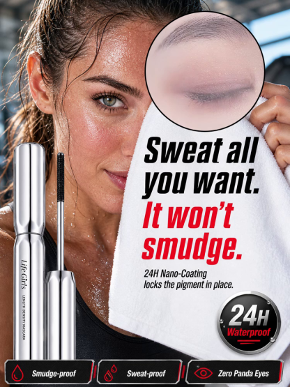 3-in-1 Metal Wand Mascara | 3s Instant Lash Lift | Zero Clumping | 24h Waterproof 💖