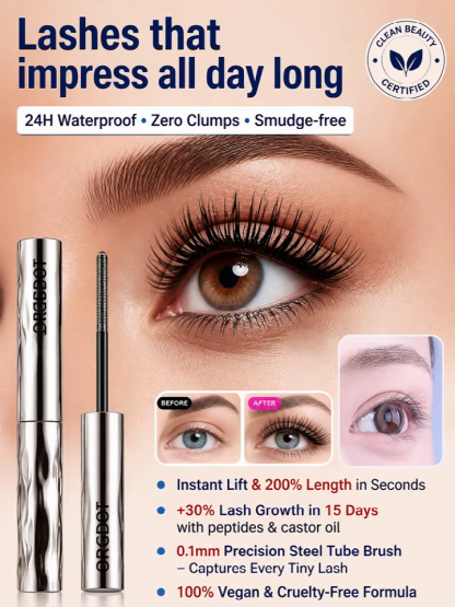 Flash Sale 50% OFF + BOGO Free! Not Just a Mascara but a Growth Serum—Get Naturally Longer Lashes in 30 Days
