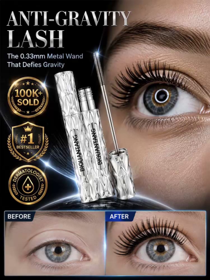Makeup - Skincare Hybrid! Metal Mascara with Built-In Growth Serum, BOGO Sale to Grow Natural Lashes!