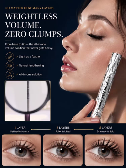 Makeup - Skincare Hybrid! Metal Mascara with Built-In Growth Serum, BOGO Sale to Grow Natural Lashes!