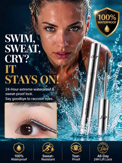 Makeup - Skincare Hybrid! Metal Mascara with Built-In Growth Serum, BOGO Sale to Grow Natural Lashes!