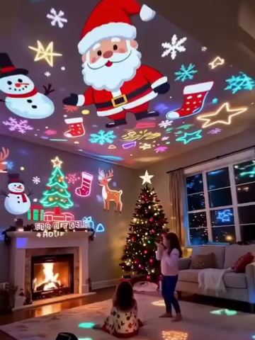 Be the Envy of the Neighborhood! North America’s Bestselling 4K Holiday Projector, 50% OFF to Light Up a Dreamy Christmas!