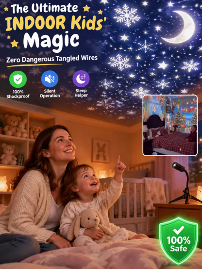 Be the Envy of the Neighborhood! North America’s Bestselling 4K Holiday Projector, 50% OFF to Light Up a Dreamy Christmas!