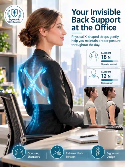 Schluss mit Rundrücken und Nackenschmerzen! Von deutschen Orthopäden empfohlen: Nahtloser X-Back Haltungs-BH für sofortige aufrechte Eleganz!
