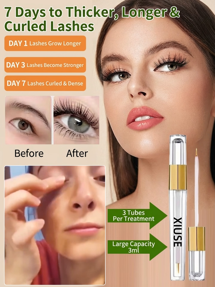 Eyelash Growth Serum 👀 7 Days Thick Long Lash Damage Repair
