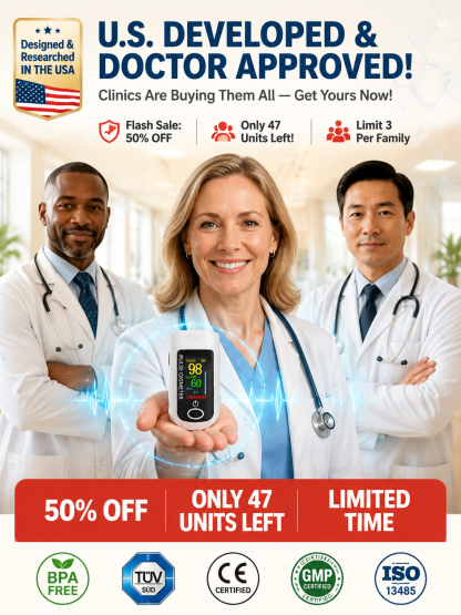 Say Goodbye to Painful Finger Pricks! Non-Invasive Optical Infrared Tech, Accurately Measures 5 Vital Signs in 5 Seconds!