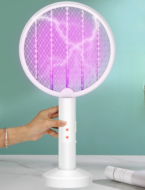 Portable USB Lithium Battery Mosquito Zapper Rechargeable Outdoor Mosquito Swatter  Light
