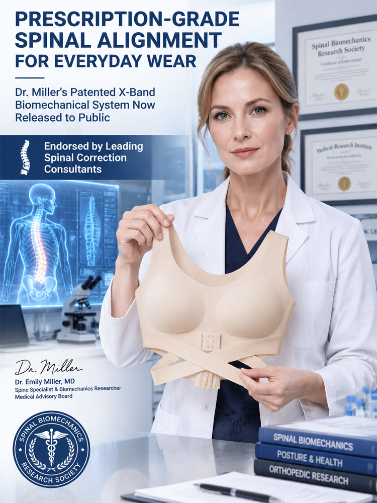 Schluss mit Rundrücken und Nackenschmerzen! Von deutschen Orthopäden empfohlen: Nahtloser X-Back Haltungs-BH für sofortige aufrechte Eleganz!