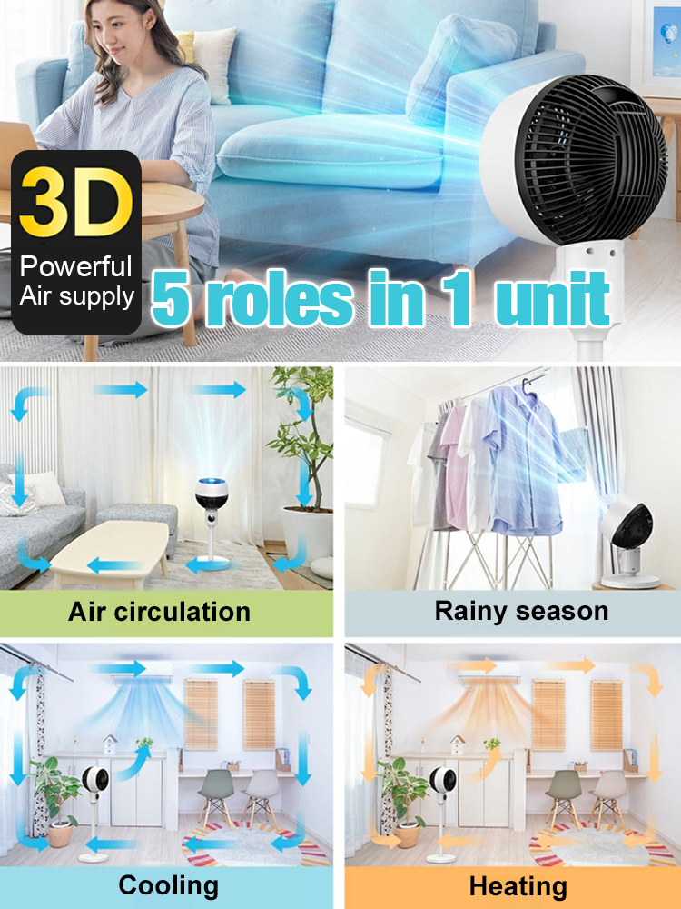 [24-hour operation for only 2 cents] Intelligent air circulation fan, NASA's latest cooling technology, room temperature up to 40 degrees, only takes less than a minute to turn on, quickly reduce the temperature to 20 degrees