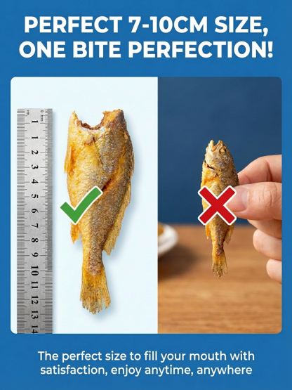 🐟 Wild Alaskan Crispy Yellow Croaker | High Protein + Omega-3 | 0 Trans Fat