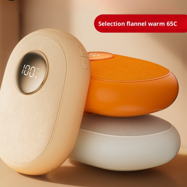 New hand warmer flannel cloth portable mini hand warmer rechargeable heating vibration massage three