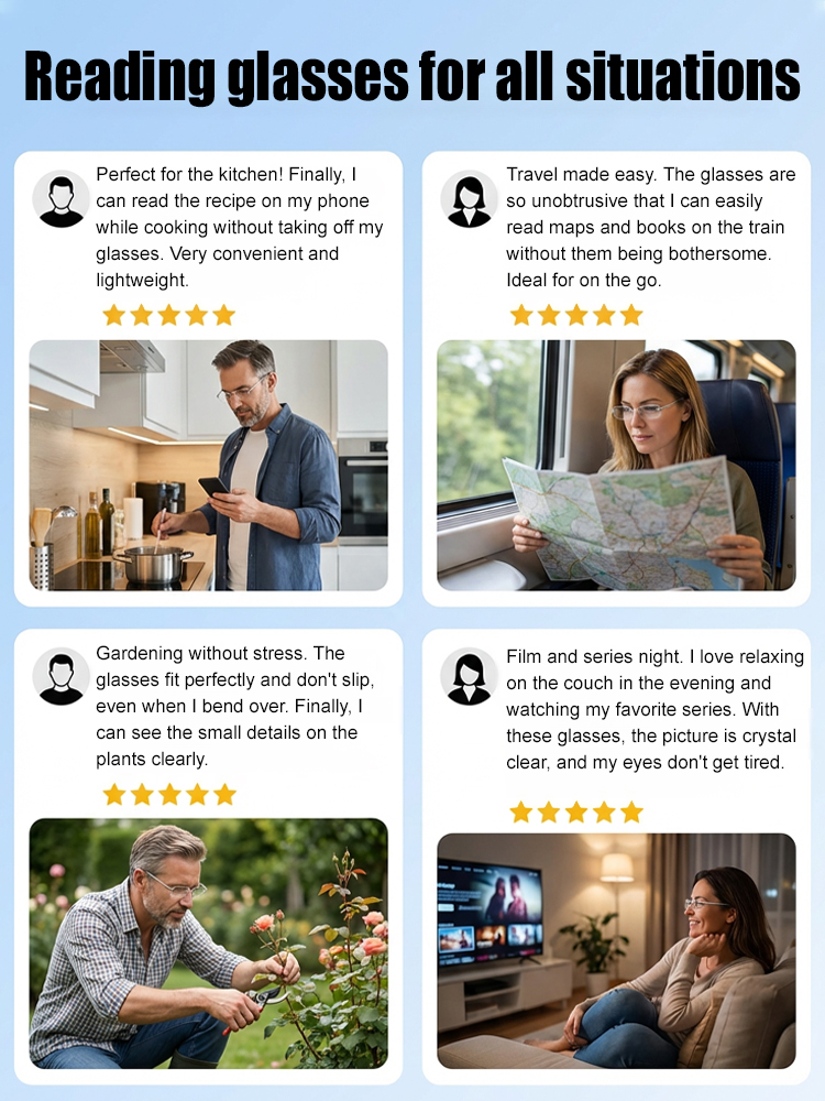 【Autofocus 100-700°】Blocks 99.9% of harmful blue light🛡️, preventing glare. Limited-time 50% off🎉 + 10-year warranty✨!