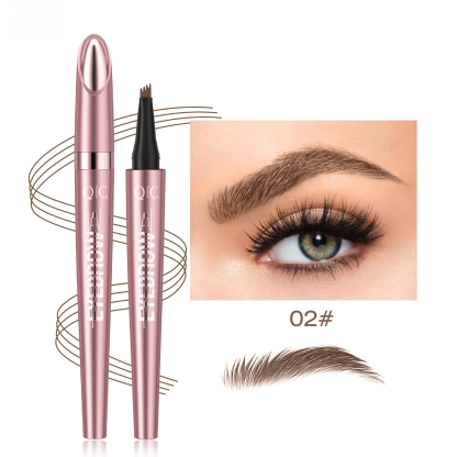 Say Goodbye to Smudging & Fading! 0.1mm Ultra-Fine Waterproof Brow Pencil Locks in Defined Brows for 24 Hours