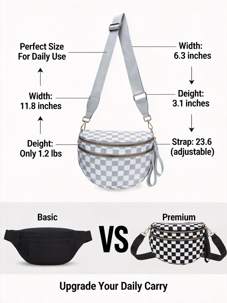 🌟 Influencer-Loved Shell Bag | 3-Way Wear + Waterproof