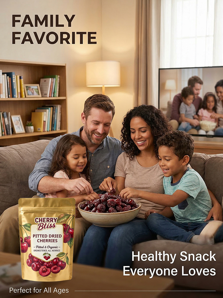 Zero sugar, zero fat, precious dried cherries
