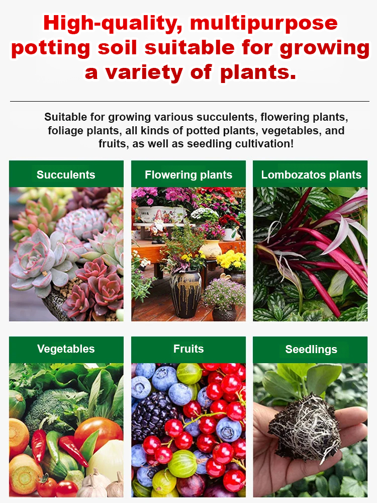 Garden Soil Activator 🪴 30% Higher Germination Rate Soil Conditioner for All Plants