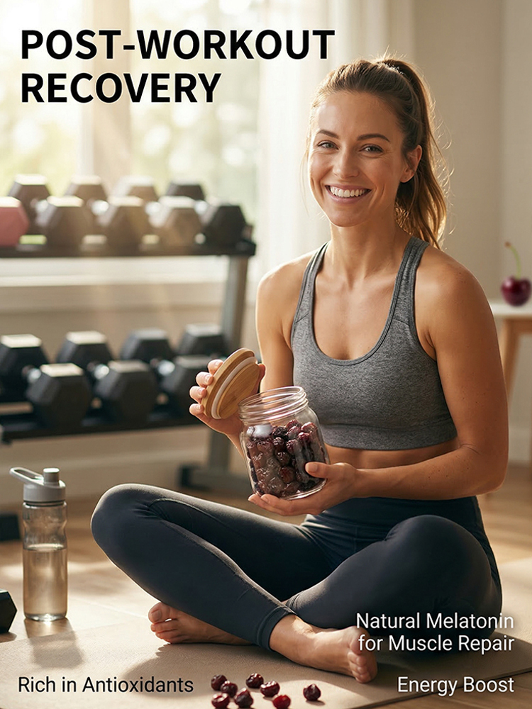 Zero sugar, zero fat, precious dried cherries